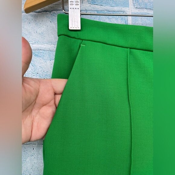 AREA NYC CROPPED CREASE-FRONT TROUSERS size 6 - Picture 5 of 12